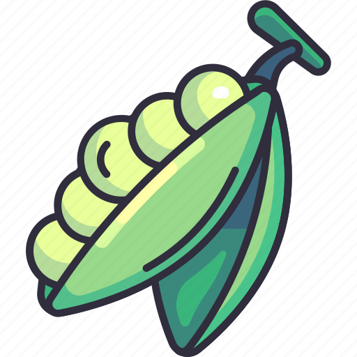 Peas, bean, vegetable, fresh, food, vegetarian, organic icon - Download on Iconfinder