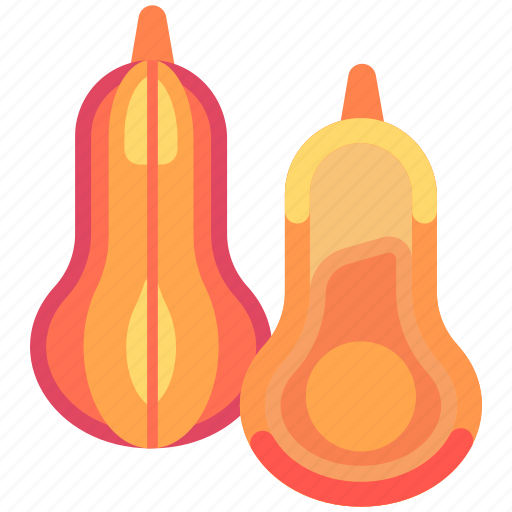 Squash, butternut, pumpkin, vegetable, fresh, food, vegetarian icon - Download on Iconfinder