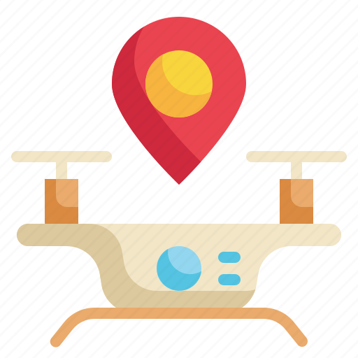 Drone, tracking, location, direction, navigation, gps icon icon - Download on Iconfinder