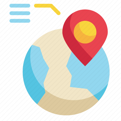 Global, world, map, tracking, pin, location, navigation icon - Download on Iconfinder
