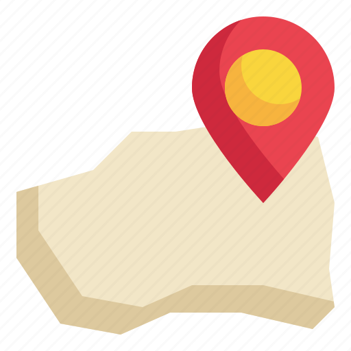 Map, pin, country, location, navigation, direction, gps icon icon - Download on Iconfinder