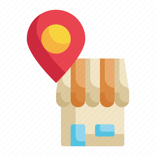 Shop, store, location, pin, navigation, gps icon icon - Download on Iconfinder