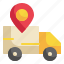 transport, gps, location, navigation, direction, delivery icon 