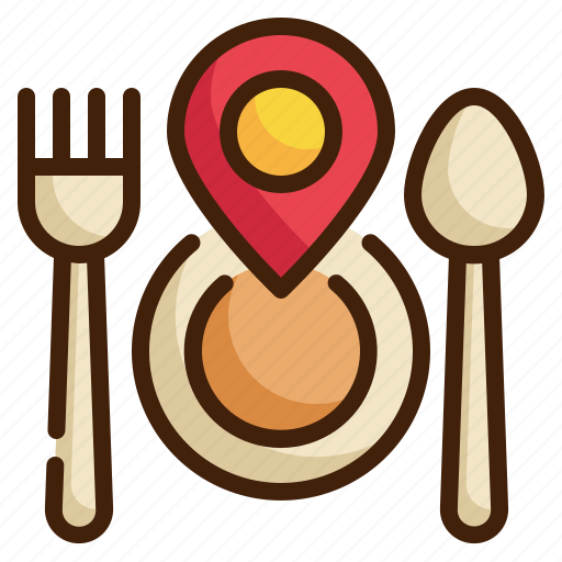 Food, restaurant, location, pin, navigation, gps icon icon - Download on Iconfinder