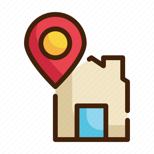 Home, location, pin, house, navigation, gps icon icon - Download on Iconfinder