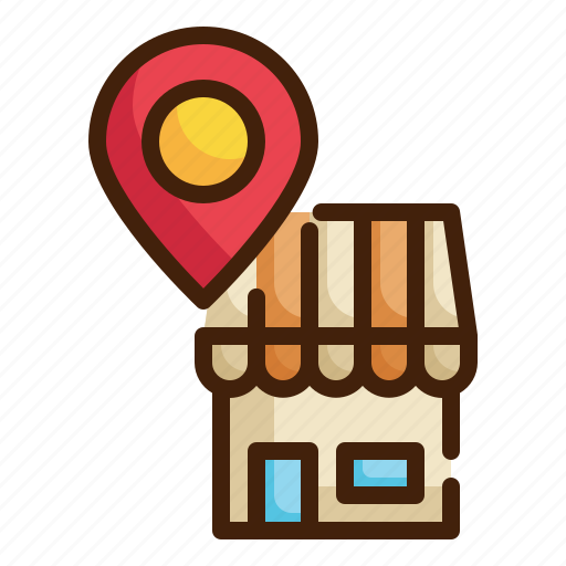Shop, store, location, pin, map, navigation, gps icon icon - Download on Iconfinder