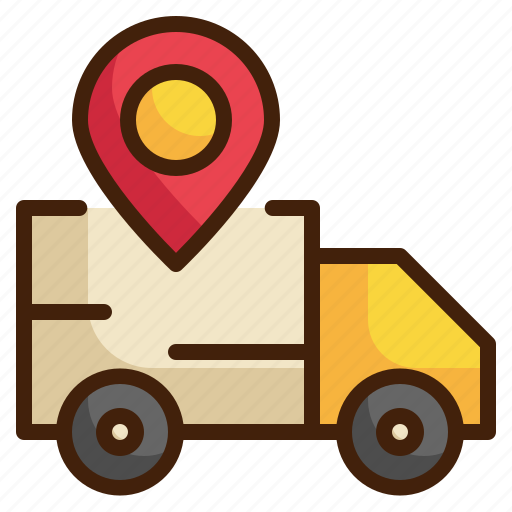 Transport, gps, location, navigation, map, pin, delivery icon icon - Download on Iconfinder