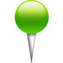 pin, green, location