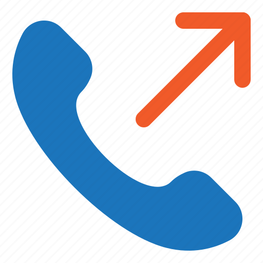Call, communication, outcome call, phone icon - Download on Iconfinder