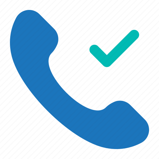 Call, communication, phone, success, verified icon - Download on Iconfinder