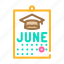 bell, mantle, date, graduation, calendar, education 