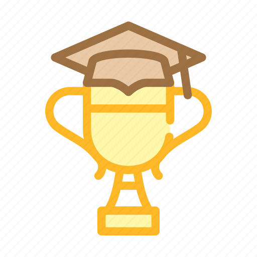 Student, mantle, diploma, cap, cup, award icon - Download on Iconfinder