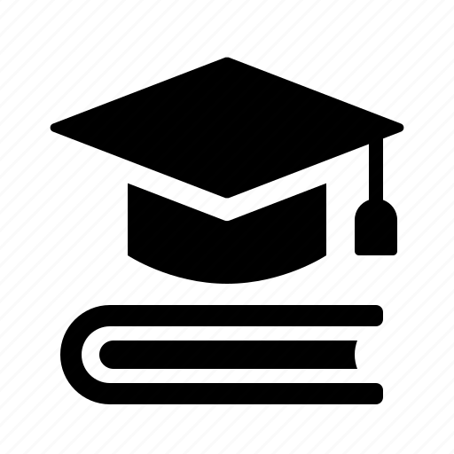 Education, mortarboard, academic, cap, hat, graduation, book icon - Download on Iconfinder