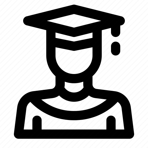 Graduation, man, education, academic, student, college icon - Download on Iconfinder