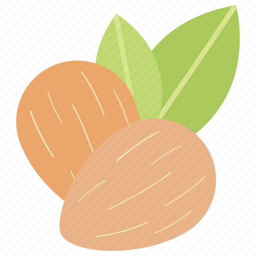 Almond, dessert decoration, dried fruit, healthy food, sweet food icon - Download on Iconfinder