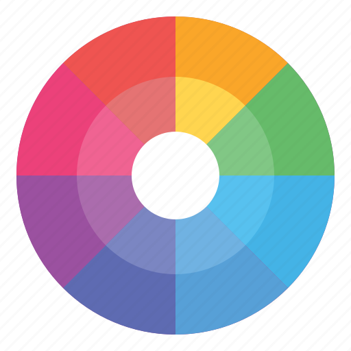 Color wheel, graphic design, graphic editor, graphic tool, art and design, illustration, vector graphic icon - Download on Iconfinder