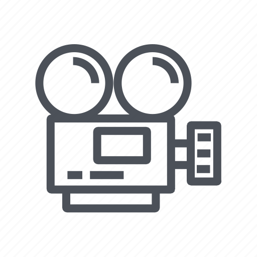 Camera, movie, multimedia, production, record, video icon