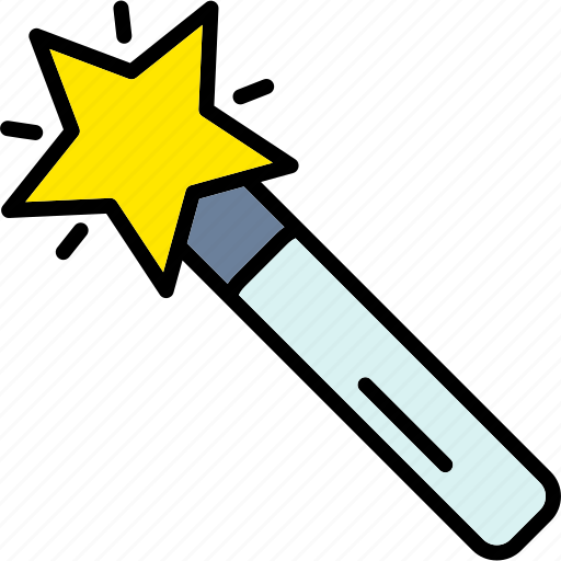 Wand, magic, tool icon - Download on Iconfinder