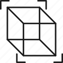 cube, isometric, shape