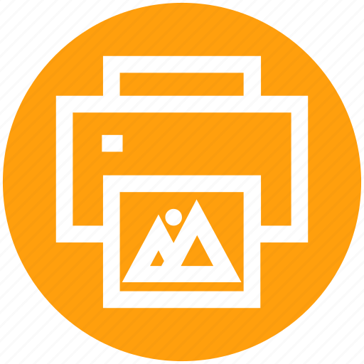 Color printer, device, fax, paper, photocopy, print, printer icon - Download on Iconfinder