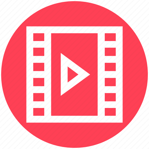 Cinema reel, film, media, movie, play, reel icon - Download on Iconfinder