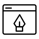 web, multimedia, pencil, browser, content, webpage
