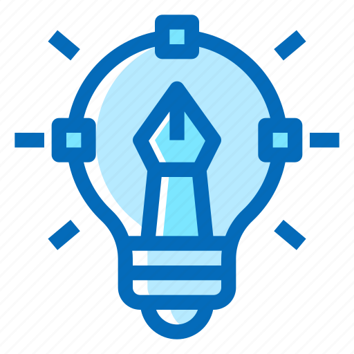 Creative, light, bulb, idea, pencil, designer, design graphic icon - Download on Iconfinder