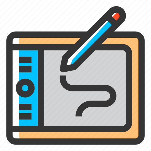 Designer, creative, tablet, draw, pencil, graphic design icon - Download on Iconfinder
