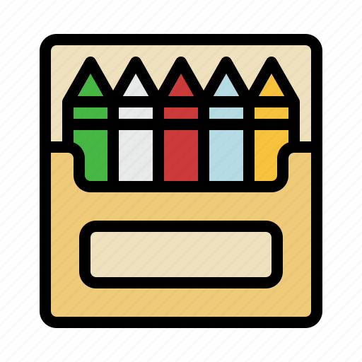 Crayon, color, art and design, drawing, stationery icon - Download on Iconfinder