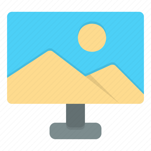 Monitor, screen, ui, computer, internet, hardware, image icon - Download on Iconfinder