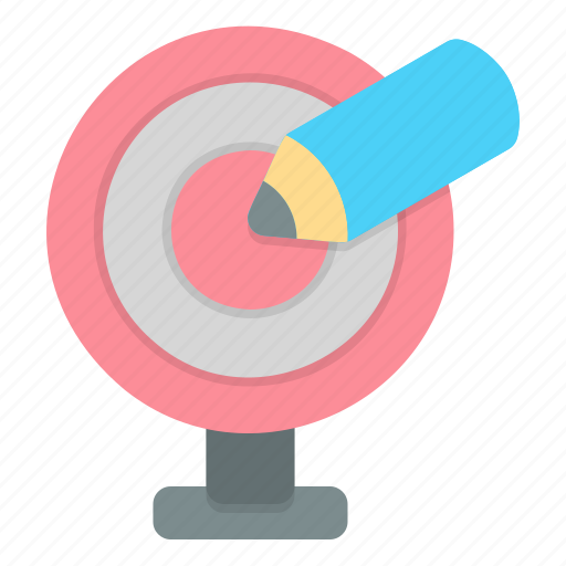 Target, dart, targeting, creativity, pencil, creative, goal icon - Download on Iconfinder