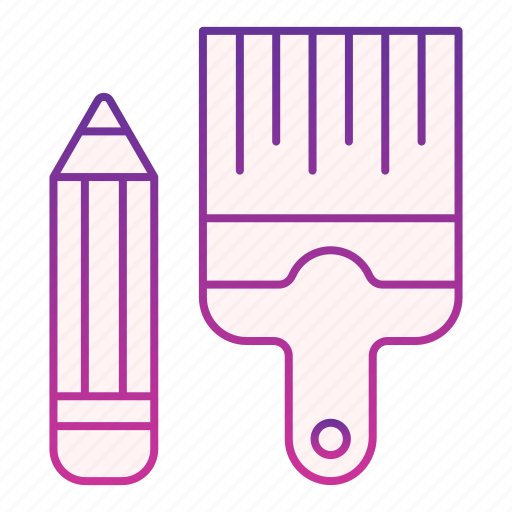 Pencil, art, pen, brush, paint, draw, drawing icon - Download on Iconfinder