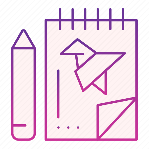Pencil, notebook, paper, notepad, drawing, object, page icon - Download on Iconfinder