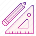 pencil, ruler, scale, pen, rule, size, measure, centimeter, draw