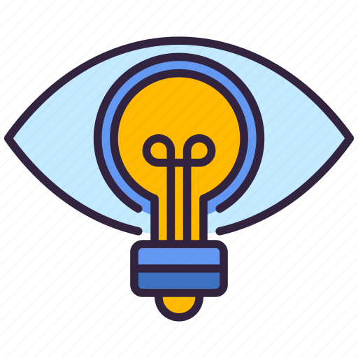 Eye, lamp, vision, light icon - Download on Iconfinder