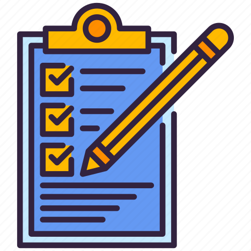 Checklist, clipboard, notepad, report icon - Download on Iconfinder