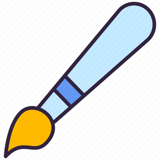 Brush, color, paint, art icon - Download on Iconfinder