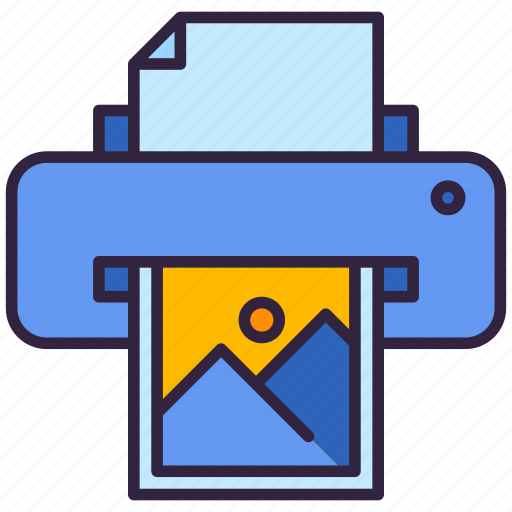 Print, printer, printing, office icon - Download on Iconfinder