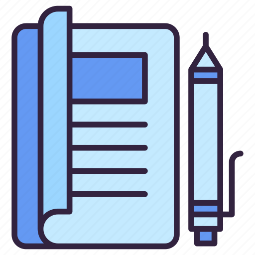 Book, pen, sketch, write icon - Download on Iconfinder