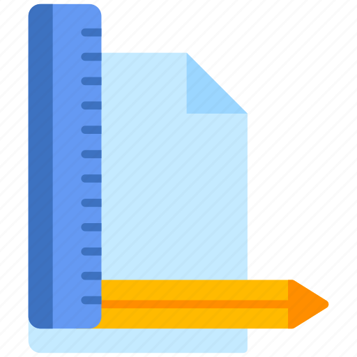 File, pencil, ruler icon - Download on Iconfinder