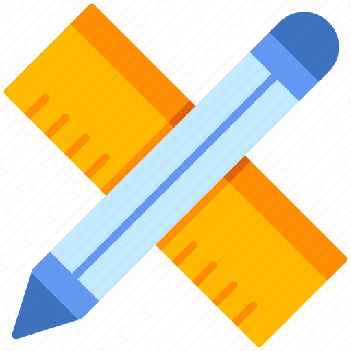 Pencil, ruler, tool icon - Download on Iconfinder