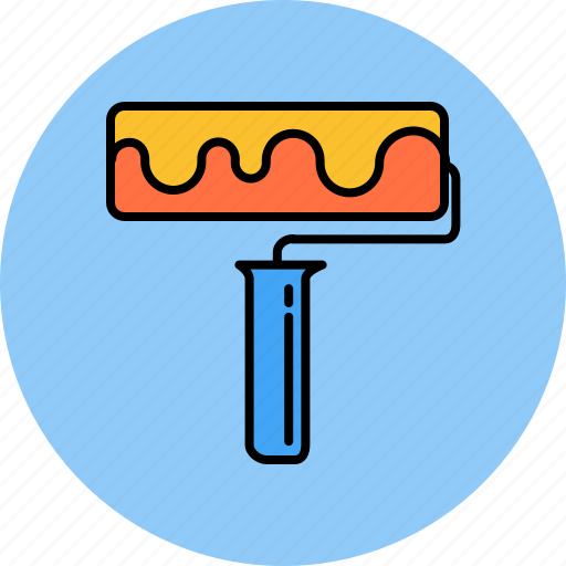 Brush, color, design, graphic, roller, tools icon - Download on Iconfinder