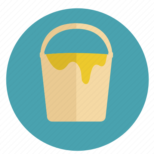 Bucket, colors, paint, art, creative, painting icon - Download on Iconfinder