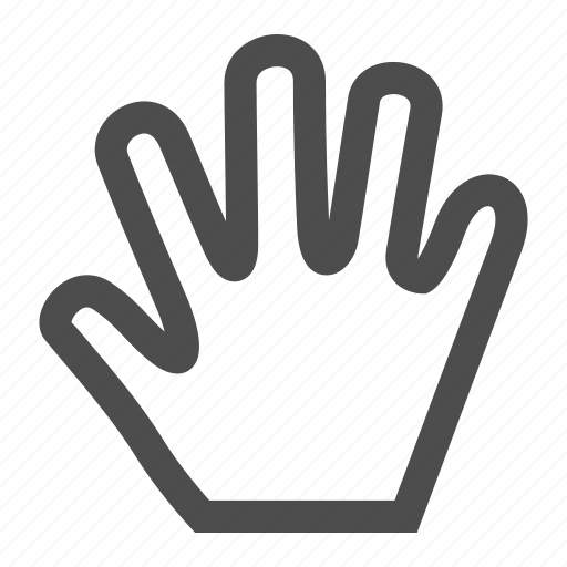 Hand, hand tool, palm, stop icon - Download on Iconfinder
