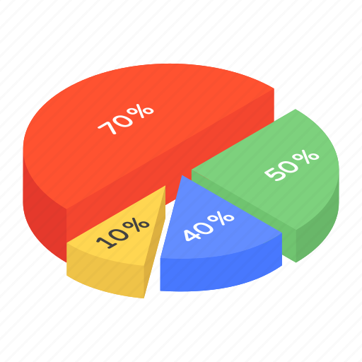Percentage pie chart, percentage chart, analytics, pie chart, data visualization icon - Download on Iconfinder