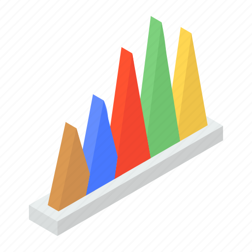 Pyramid chart, graphical representation, data visualization, triangle chart, pyramid diagram icon - Download on Iconfinder