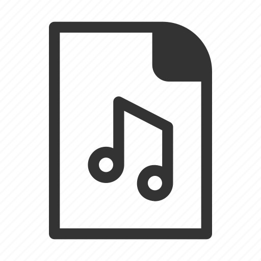 Music, sound, file icon - Download on Iconfinder