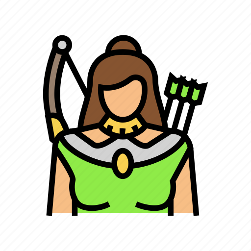 Artemis, greek, god, ancient, mythology, goddess icon - Download on Iconfinder