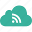cloud, feed, rss, signal, wifi 