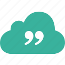 cloud, info, quote